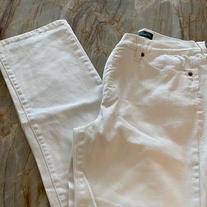 Ralph Lauren White Jeans - Size 10